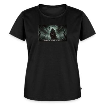 Mort - T-shirt Premium bio Femme - noir - Devant - Selfina (174cm)