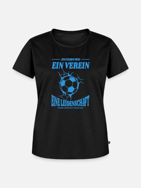Duisburg Fußball Fan Geschenk - Frauen Premium Bio T-Shirt - Schwarz