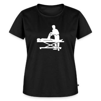 Physiotherapist - Women's Premium Organic T-shirt - black - Front - Selfina (174cm)
