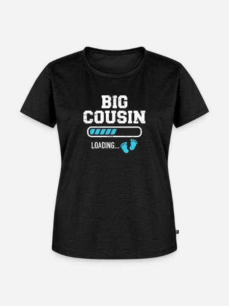 Großer Cousin - Frauen Premium Bio T-Shirt - Schwarz