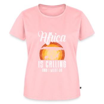Culture Savanna Animal Welfare Animals - Women's Premium Organic T-shirt - rose - Front - AI Model Female 172 dark (172cm)