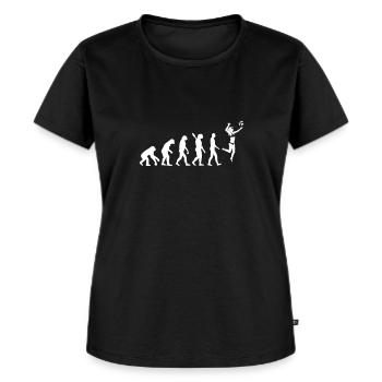 Beach volley - Maglietta ecologica premium da donna - nero - Fronte - Selfina (174cm)