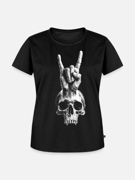 Rock hard - Frauen Premium Bio T-Shirt - Schwarz