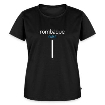 Rombaque Paris. Rombaque Paris. ROMBAQUE PARIS. - Women's Premium Organic T-shirt - black - Front - Selfina (174cm)