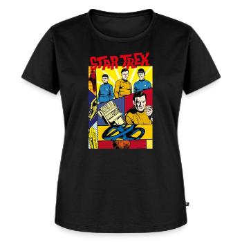 Star Trek The Original Series Comic Cover - Women's Premium Organic T-shirt - black - Front - Selfina (174cm)