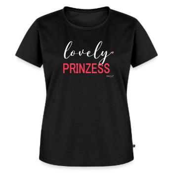 lovely Princess - Women's Premium Organic T-shirt - black - Front - Selfina (174cm)
