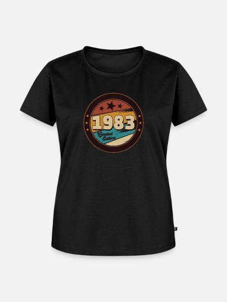 1983 - Frauen Premium Bio T-Shirt - Schwarz