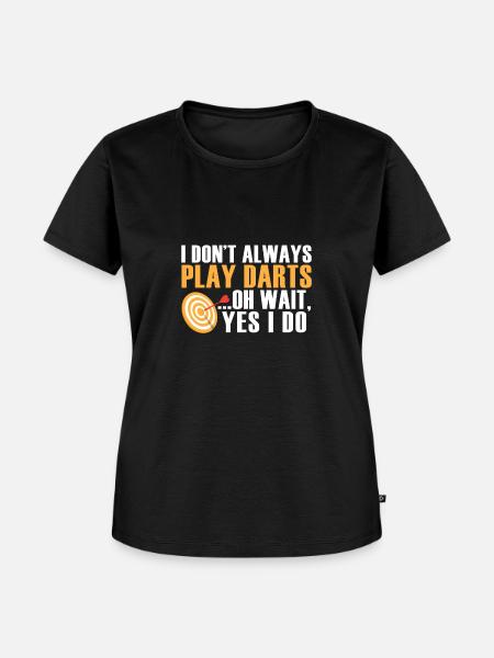 Dart Darts - Frauen Premium Bio T-Shirt - Schwarz