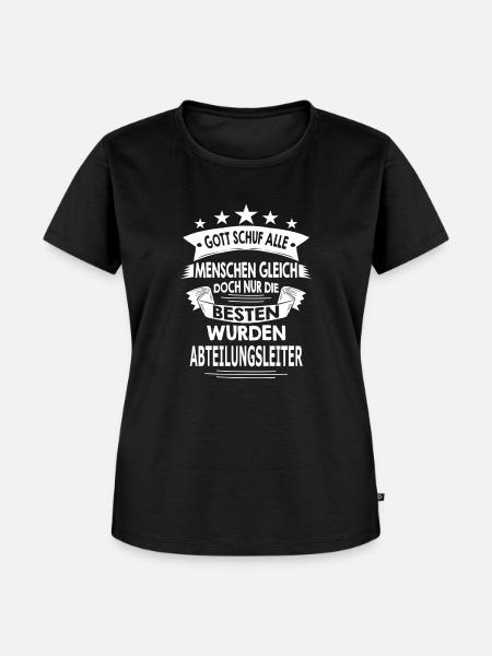 ABTEILUNGSLEITER - Frauen Premium Bio T-Shirt - Schwarz
