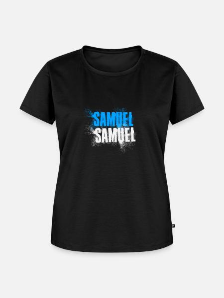 Samuel - Frauen Premium Bio T-Shirt - Schwarz