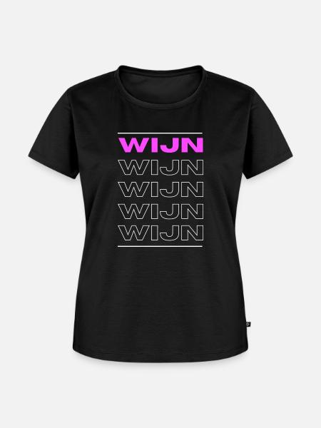 Wein Wein Wein - Frauen Premium Bio T-Shirt - Schwarz