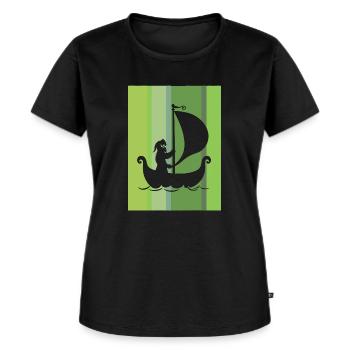 Schweden Geschichte - Frauen Premium Bio T-Shirt - Schwarz - Vorne - Selfina (174cm)