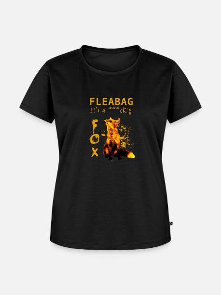 FLEABAG FOX - Frauen Premium Bio T-Shirt - Schwarz