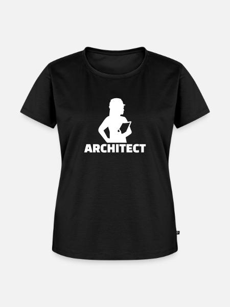 Architektin - Frauen Premium Bio T-Shirt - Schwarz