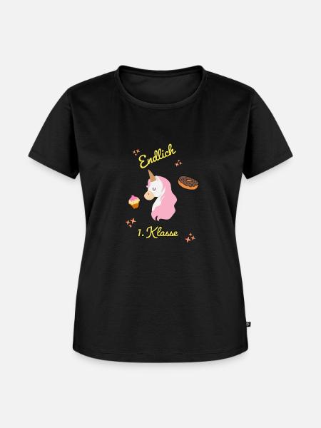 Endlich 1 Klasse - Frauen Premium Bio T-Shirt - Schwarz