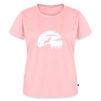 Beagle - Cadeau de chien - T-shirt Premium bio Femme - rose - Devant - AI Model Female 172 dark (172cm)