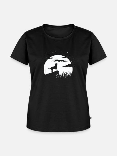 Blue Lacy - Frauen Premium Bio T-Shirt - Schwarz