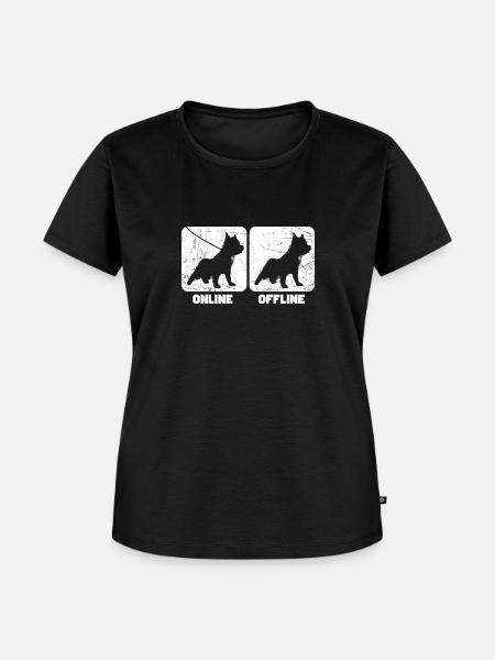 Cairn Terrier - Frauen Premium Bio T-Shirt - Schwarz