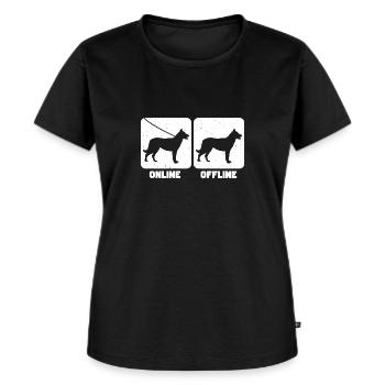 Beauceron - Frauen Premium Bio T-Shirt - Schwarz - Vorne - Selfina (174cm)