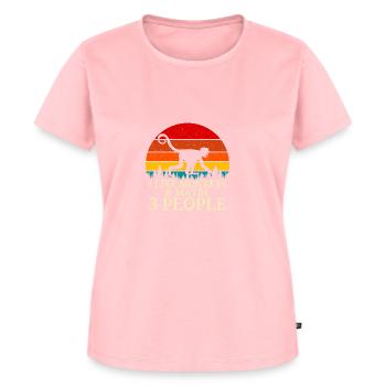 monkey - Women's Premium Organic T-shirt - rose - Front - AI Model Female 172 dark (172cm)