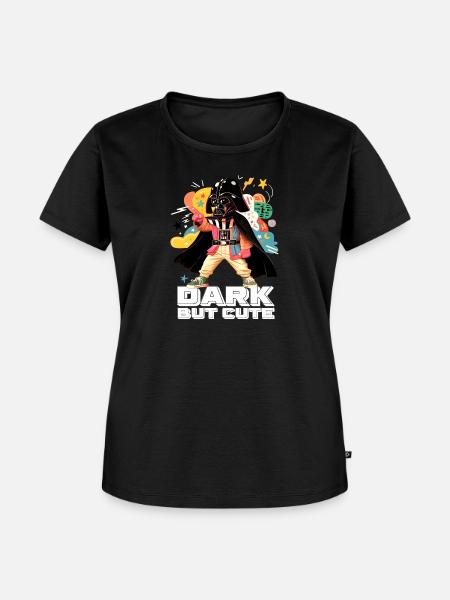 düster, aber niedlich - Frauen Premium Bio T-Shirt - Schwarz