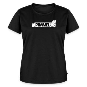 1 Pimmel - Frauen Premium Bio T-Shirt - Schwarz - Vorne - Selfina (174cm)
