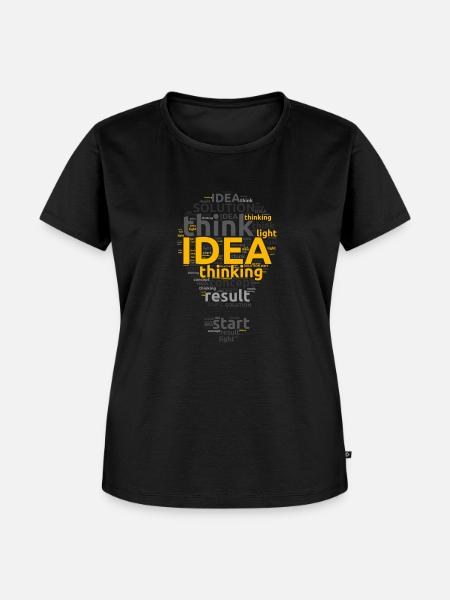 IDEE - Frauen Premium Bio T-Shirt - Schwarz