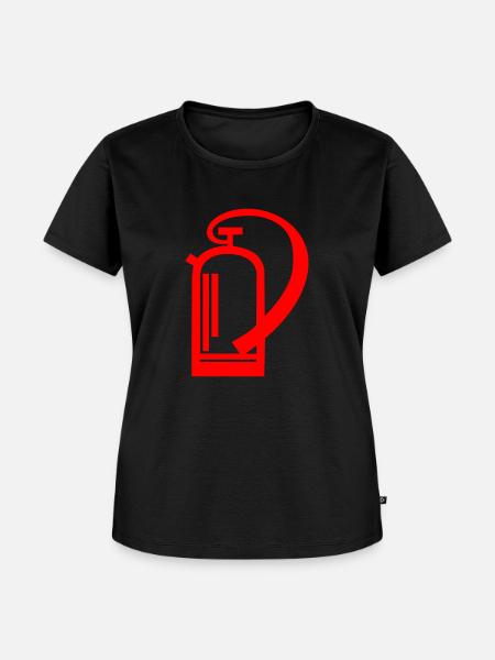 feuerloescher - Frauen Premium Bio T-Shirt - Schwarz