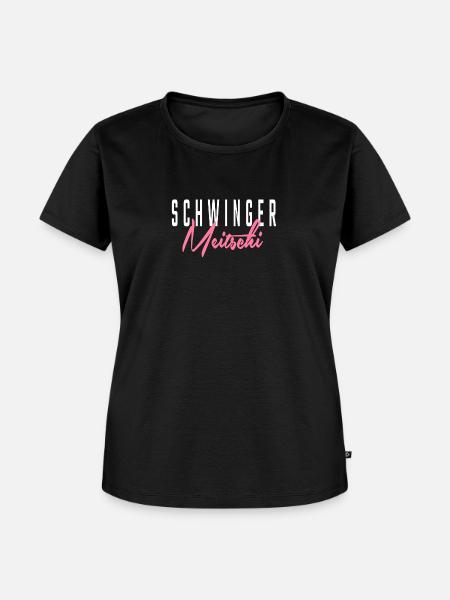 Schwinger Meitschi - Frauen Premium Bio T-Shirt - Schwarz
