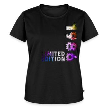 Légende du 40e anniversaire Née en 1986 - T-shirt Premium bio Femme - noir - Devant - Selfina (174cm)