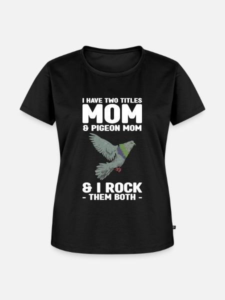 Taube - Frauen Premium Bio T-Shirt - Schwarz