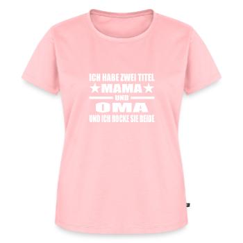 Mama - Frauen Premium Bio T-Shirt - Rosa - Vorne - AI Model Female 172 dark (172cm)
