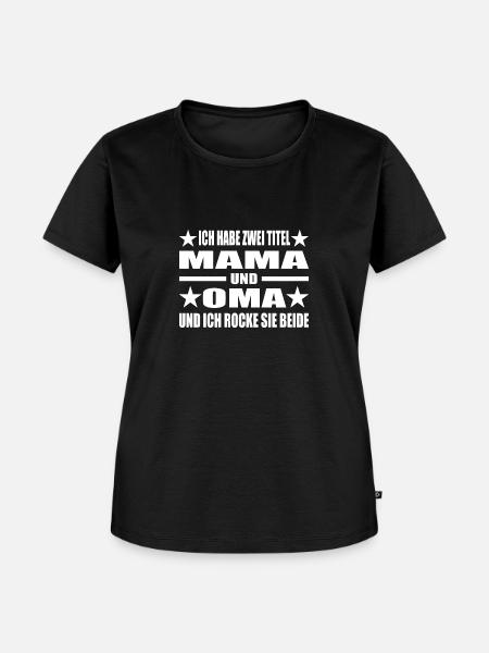 Mama - Frauen Premium Bio T-Shirt - Schwarz