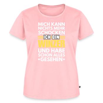 Vigneron non choquable - T-shirt Premium bio Femme - rose - Devant - AI Model Female 172 dark (172cm)