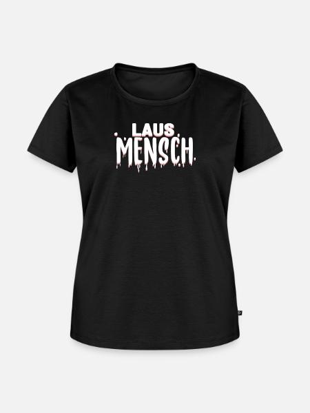 Laus Mensch - Frauen Premium Bio T-Shirt - Schwarz