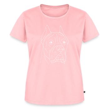 Cane Corso - Frauen Premium Bio T-Shirt - Rosa - Vorne - AI Model Female 172 dark (172cm)
