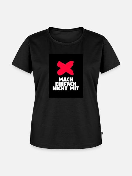 Statement - Frauen Premium Bio T-Shirt - Schwarz
