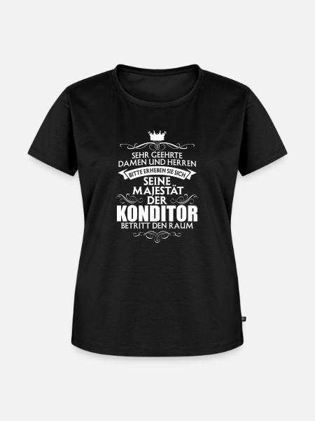 KONDITOR - Frauen Premium Bio T-Shirt - Schwarz