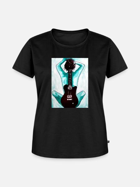 Rock n Roll - Frauen Premium Bio T-Shirt - Schwarz
