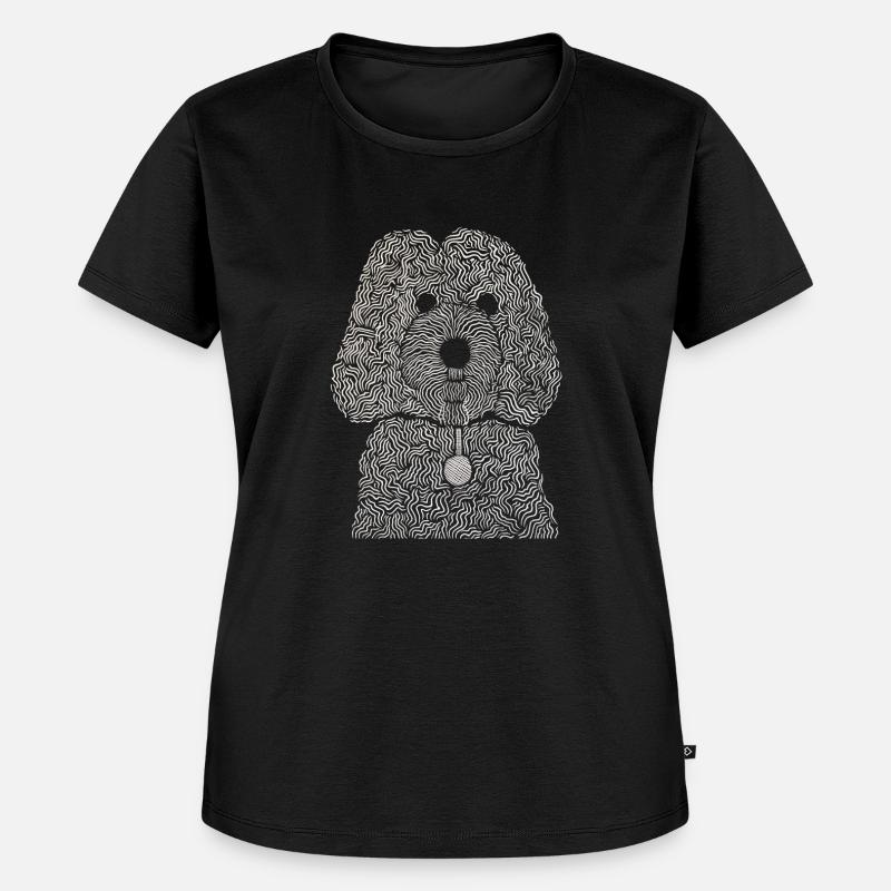 Cockapoo - Frauen Premium Bio T-Shirt - Schwarz
