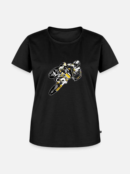 Enduro Offroad - Frauen Premium Bio T-Shirt - Schwarz