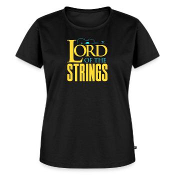 Lord of The Strings Violine Violoncello-Orchester - Frauen Premium Bio T-Shirt - Schwarz - Vorne - Selfina (174cm)
