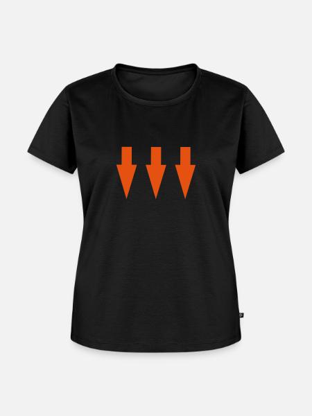 Pfeile - Frauen Premium Bio T-Shirt - Schwarz