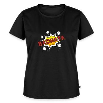 Bachata Boom - Women's Premium Organic T-shirt - black - Front - Selfina (174cm)