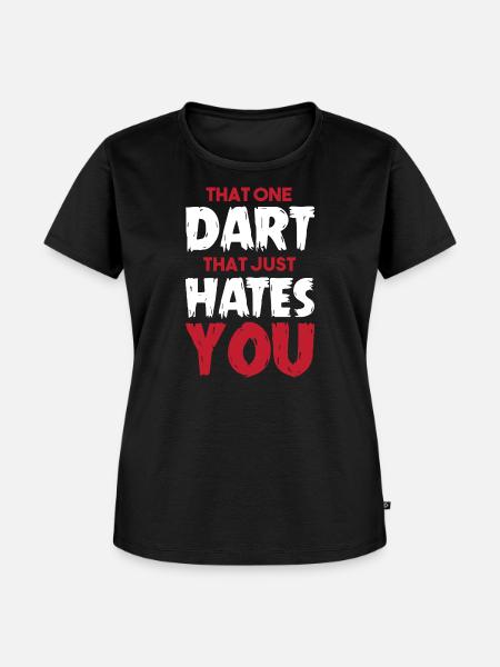 Dart Dartboard Dartpfeil - Frauen Premium Bio T-Shirt - Schwarz