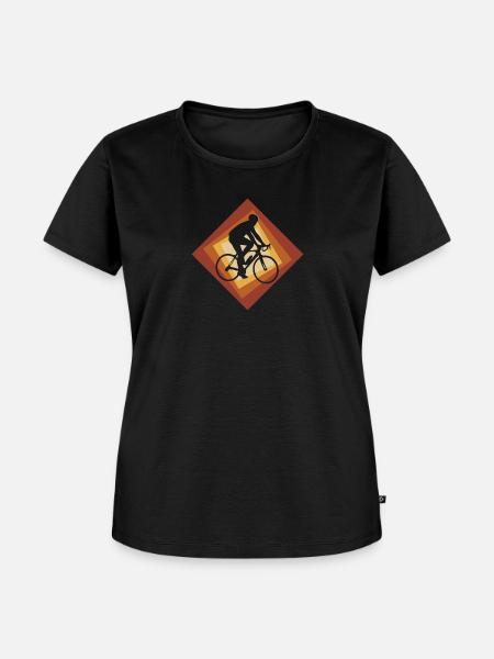 Biker Radtour - Frauen Premium Bio T-Shirt - Schwarz