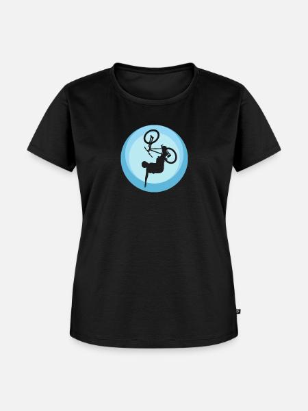Trail Mountainbiking - Frauen Premium Bio T-Shirt - Schwarz