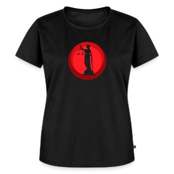 Lawyer Law - Women's Premium Organic T-shirt - black - Front - Selfina (174cm)
