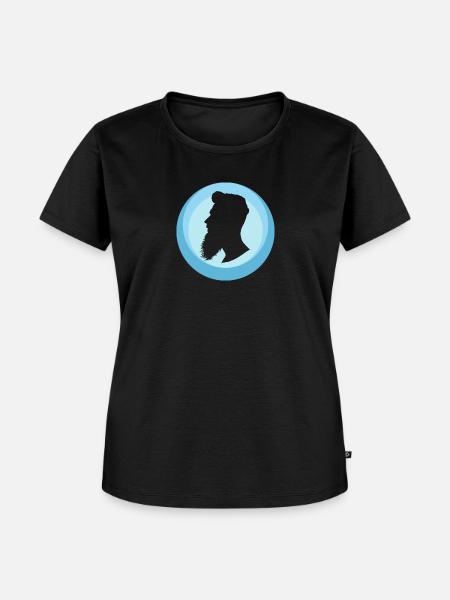 Bart November Hipster - Frauen Premium Bio T-Shirt - Schwarz