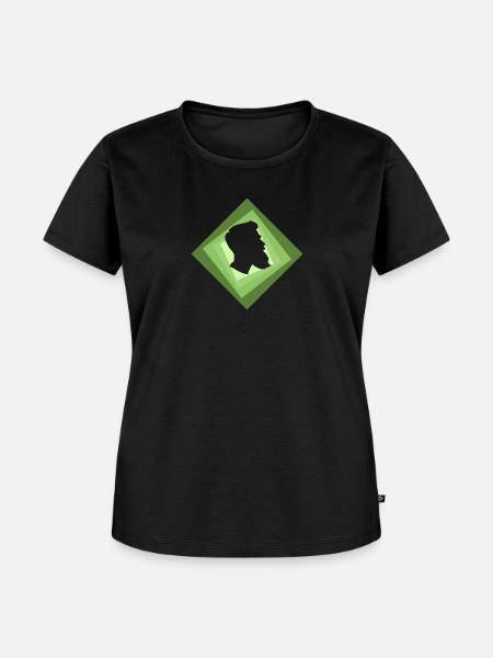 Schnurrbart Gesichtsbehaarung Hipster - Frauen Premium Bio T-Shirt - Schwarz